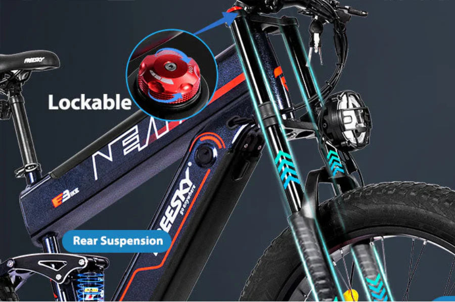 What is a Lockable Suspension Fork? | E-Bike Comfort and Efficiency