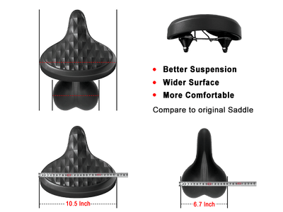 Oversized Comfortable Saddle