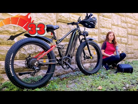 FREESKY Eurostar Ultra M-410 Ebike is FAST 33MPHI | FatTire Off Road | Assembly & Test Ride